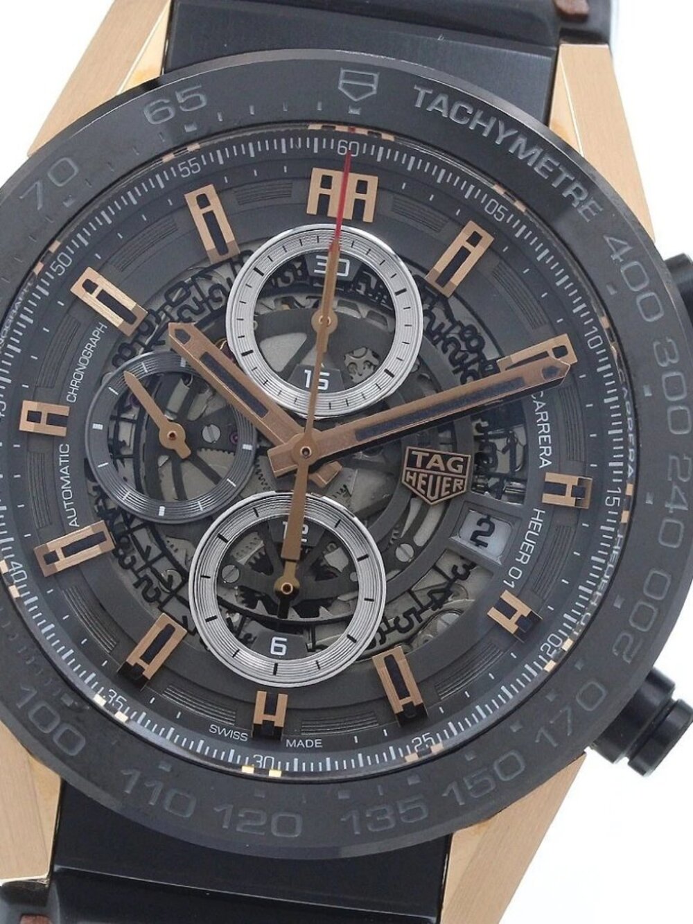 TAG HEUER Carrera Caliber Heuer 01 CAR2A5C Chronograph Automatic Men's_